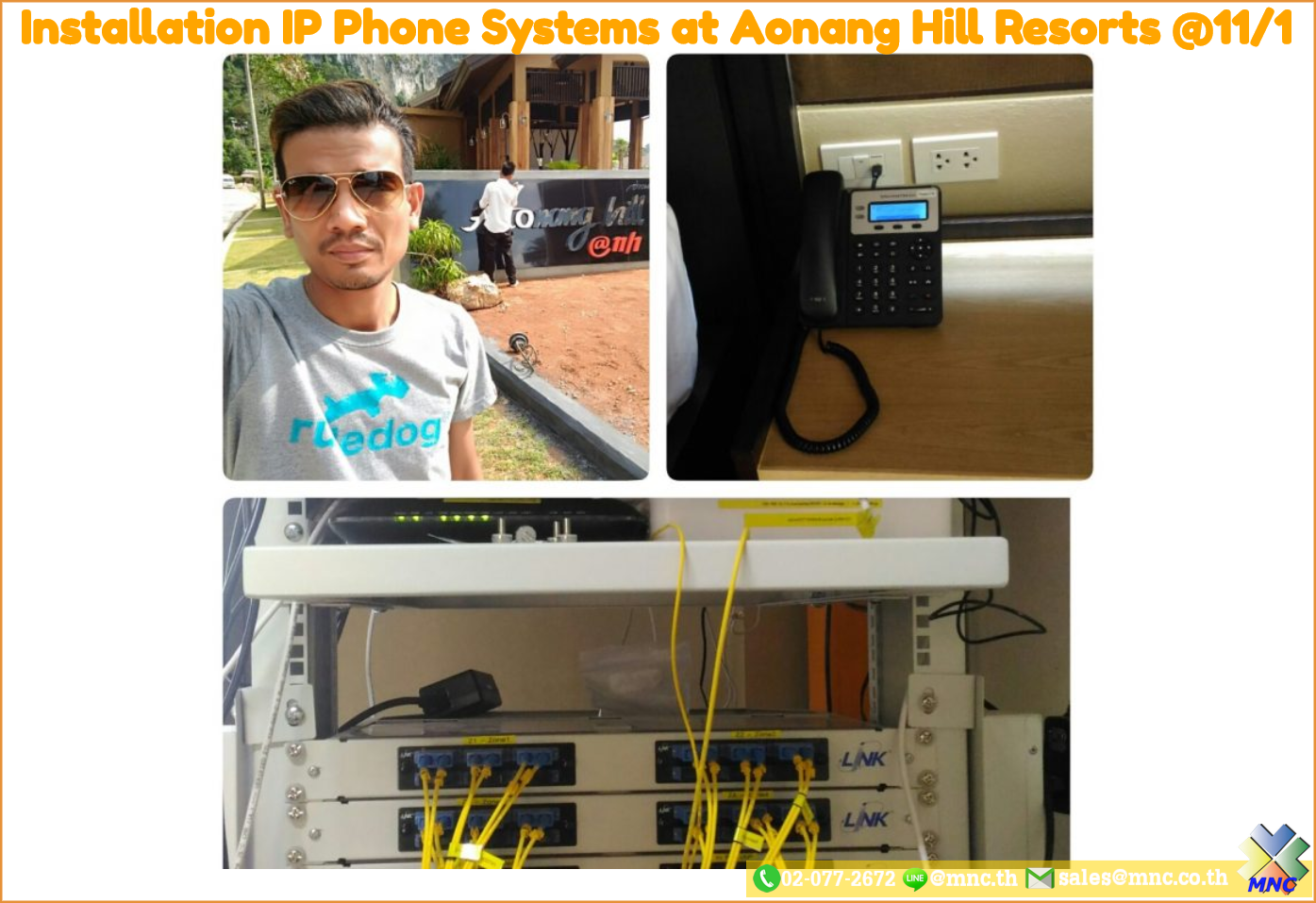 MNC Blogs Install Aonang Hill Resorts