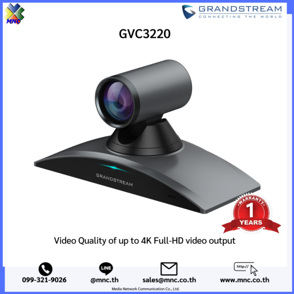 GVC3220, Grandstream video quality of up to 4K Full-HD video output - Image 3