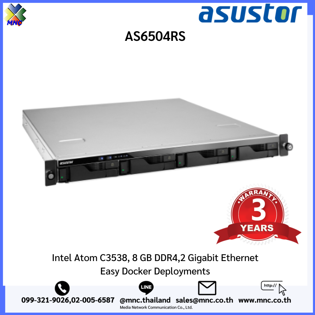 AS6504RS / AS6504RD, Asustor NAS Rack 4 HDD » MNC Co., Ltd.