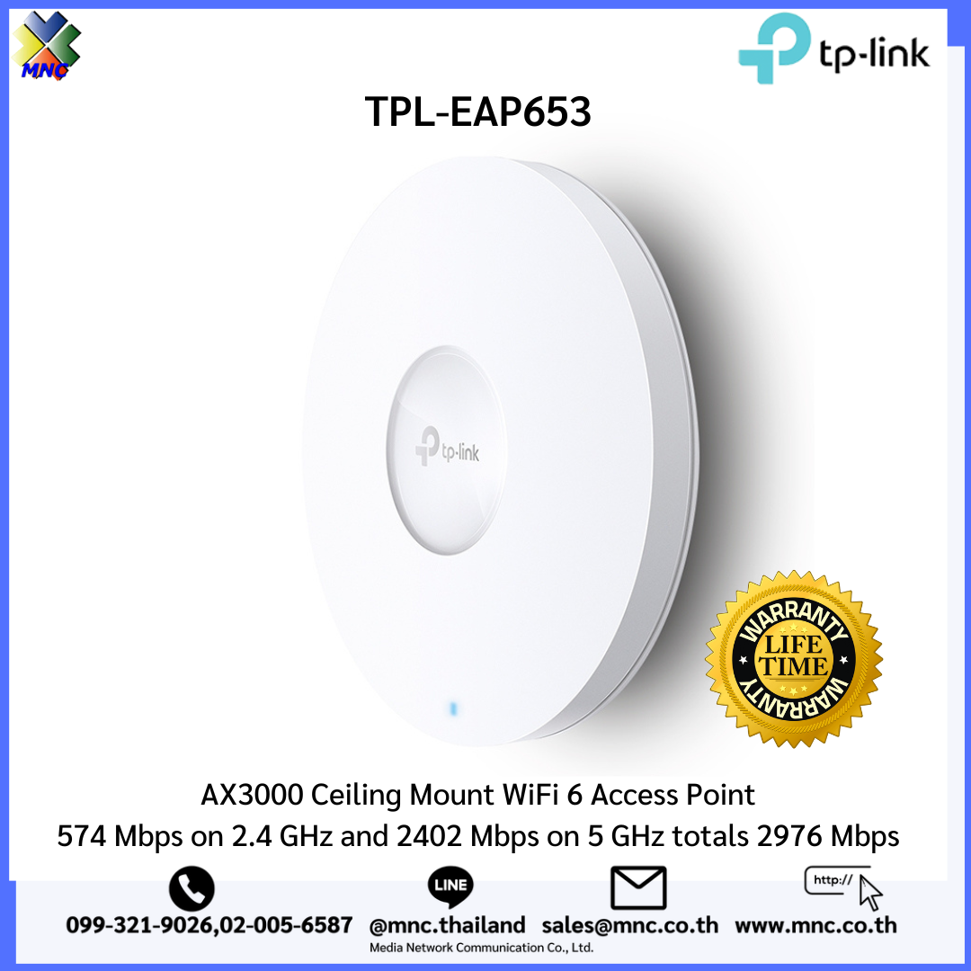 Eap653 tp link ax3000 ceiling mount wifi 6 access point mnc co ltd 