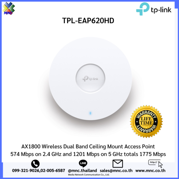 EAP620 HD, TP-LINK AX1800 Wireless Dual Band Ceiling Mount Access Point - Image 5