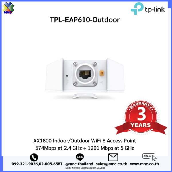 EAP610-Outdoor, TP-LINK AX1800 Indoor/Outdoor WiFi 6 Access Point - Image 3