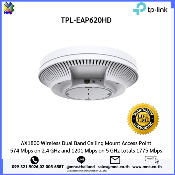 EAP620 HD, TP-LINK AX1800 Wireless Dual Band Ceiling Mount Access Point - Image 4