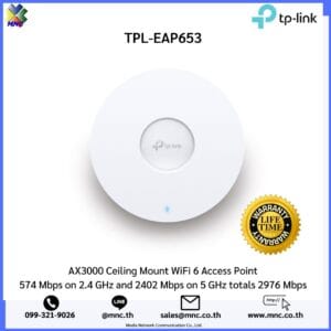 EAP653, TP-LINK AX3000 Ceiling Mount WiFi 6 Access Point