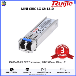 MINI-GBIC-LX-SM1310, 1000BASE-LX, SFP Transceiver, SM (1310nm, 10km, LC).