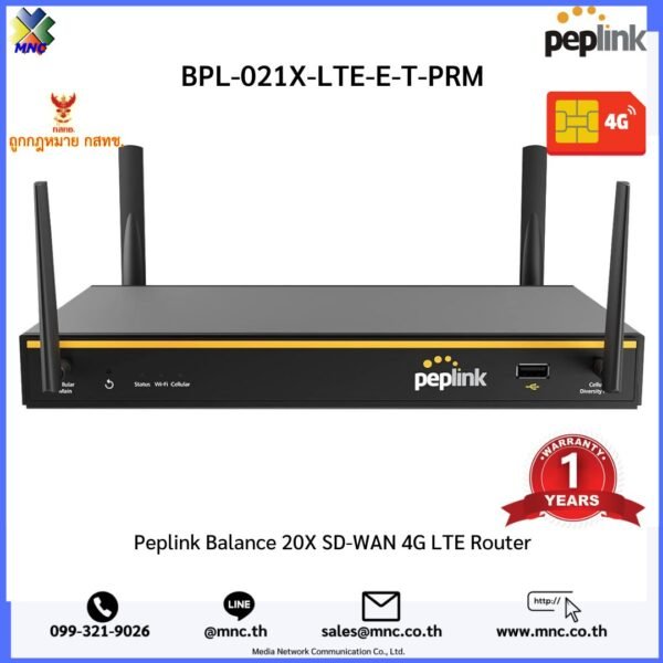 Peplink Balance 20X SD-WAN 4G LTE Router
