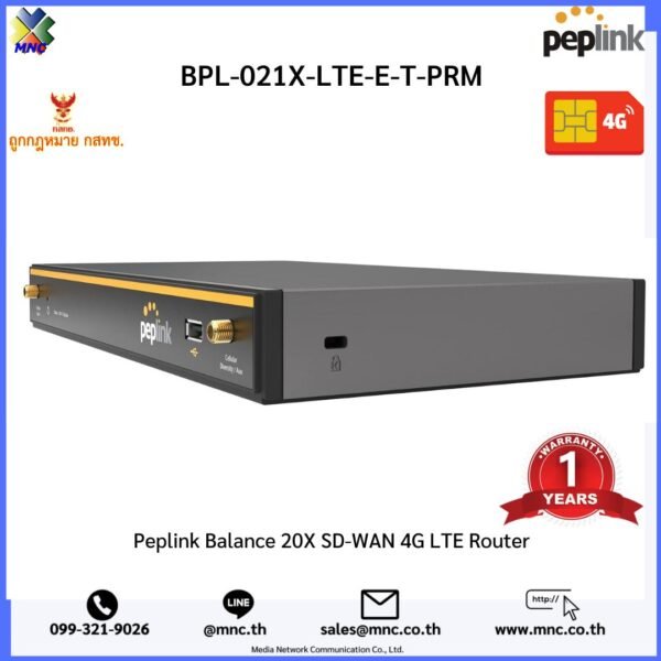 BPL-021X-LTE-E-T-PRM Peplink Balance 20X 4G LTE Router