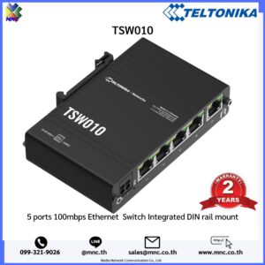 TSW010 5 x ETH port, 10/100 Mbps, supports auto MDI/MDIX crossover