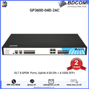 BDCOM OLT 4 GPON Ports, Uplink 4 Gb Eth + 4 10Gb SFP+