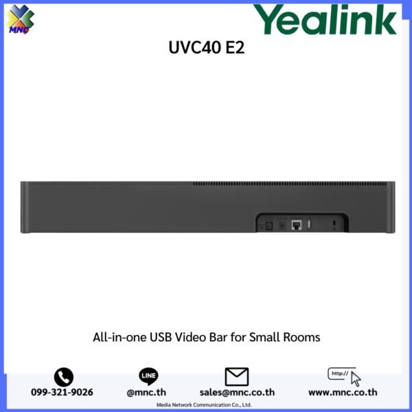 Yealink UVC40-E2 All-in-one USB Video Bar for Conferrence in Small Rooms