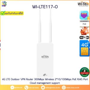 4G LTE Outdoor VPN Router 300Mbps Wireless 2*10/100Mbps PoE RJ45 Port Cloud mamagement support.