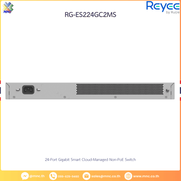 RG-ES224GC2MS 24-Port Gigabit Smart Cloud-Managed Non-PoE Switch