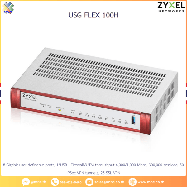 ZyXel USG FLEX 100H Firewall/UTM