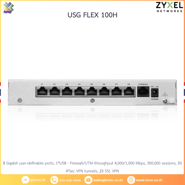 ZyXel USG FLEX 100H Firewall/UTM