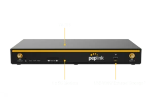 Peplink B One 5G dual-WAN 5G cellular router front view