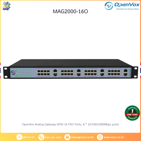 OpenVox MAG2000 Analog Gateway 16 FXO