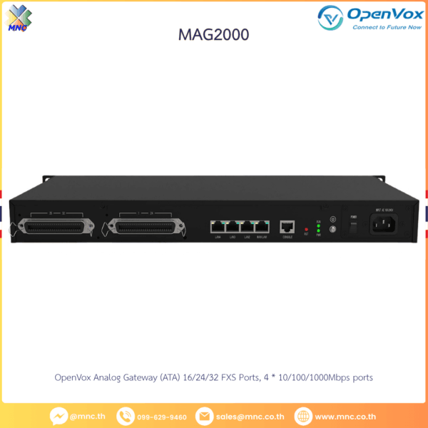 OpenVox MAG2000 Analog Gateway 16/24/32 FXS